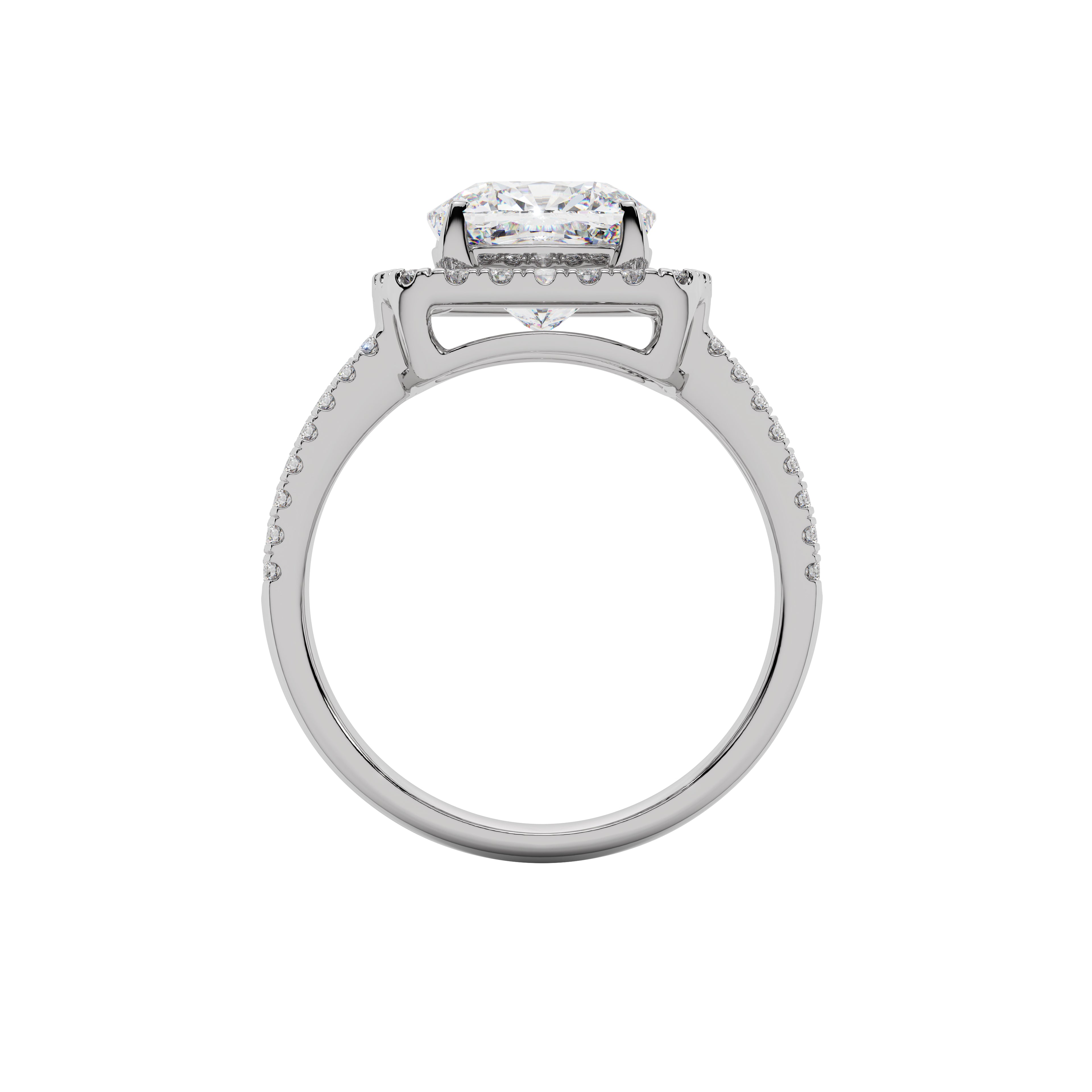 Cushion Cut Diamond Ring