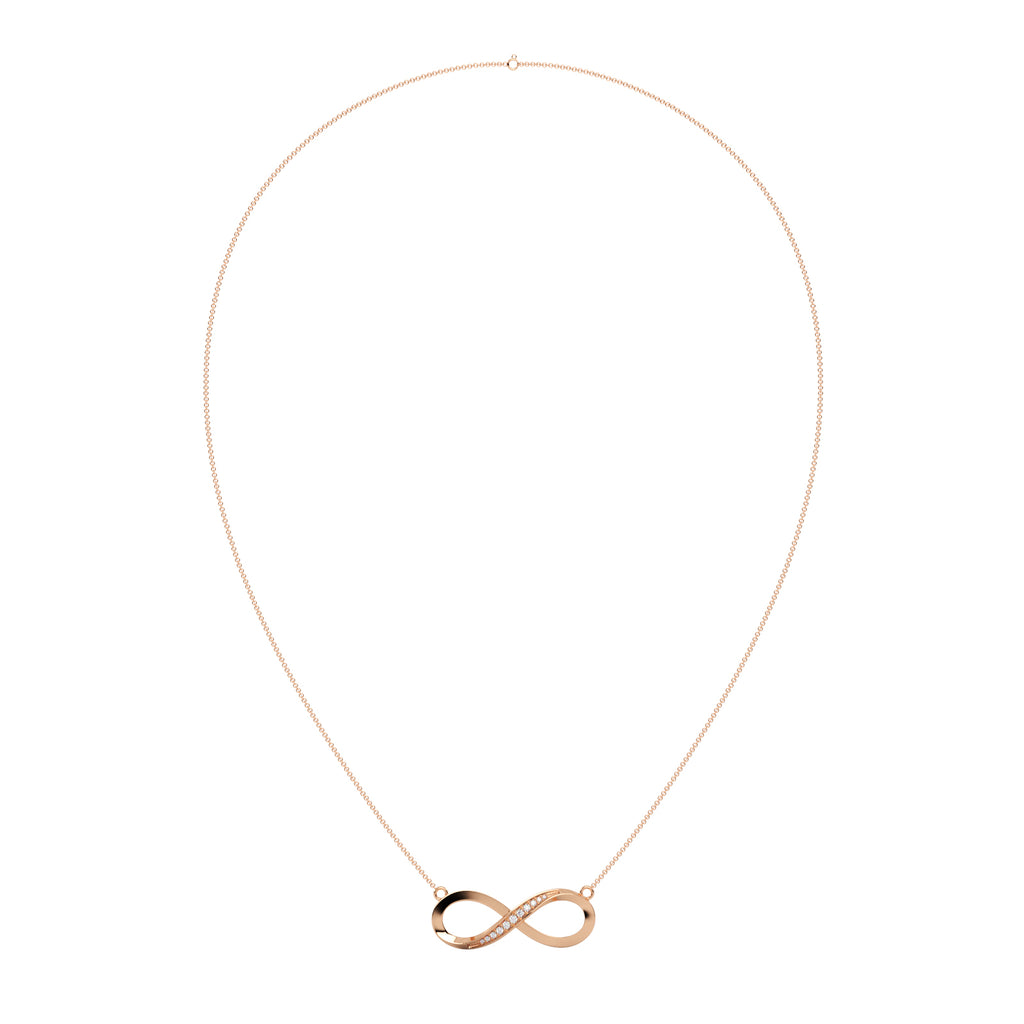 Accent Infinity Silver Pendant