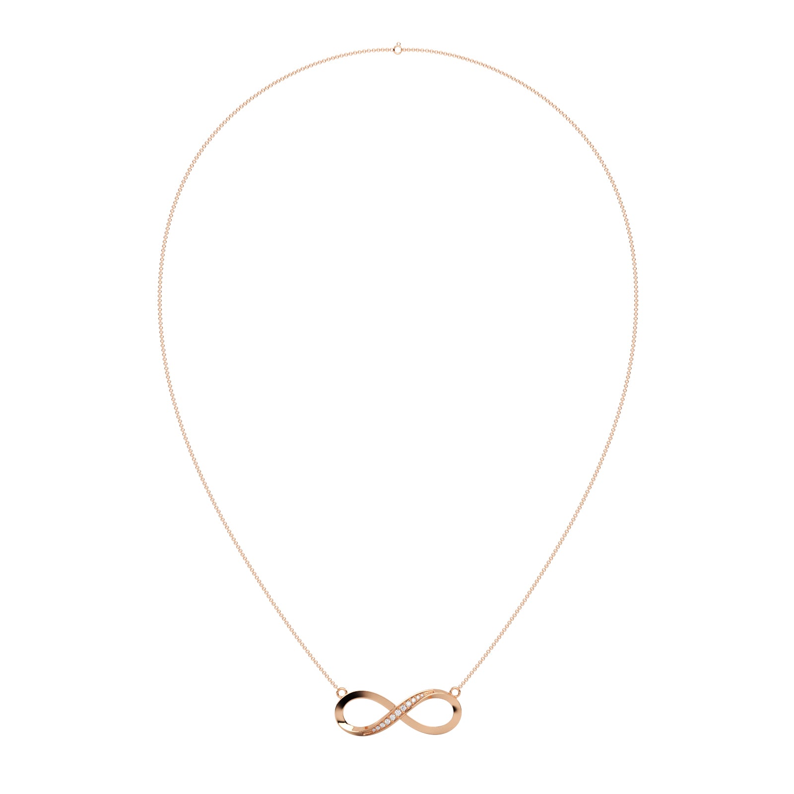 Accent Infinity Silver Pendant