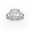 Cushion Cut Diamond Ring