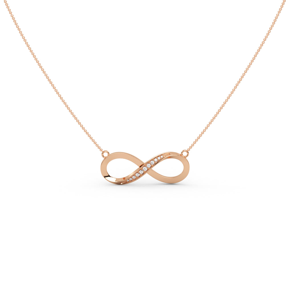Accent Infinity Silver Pendant