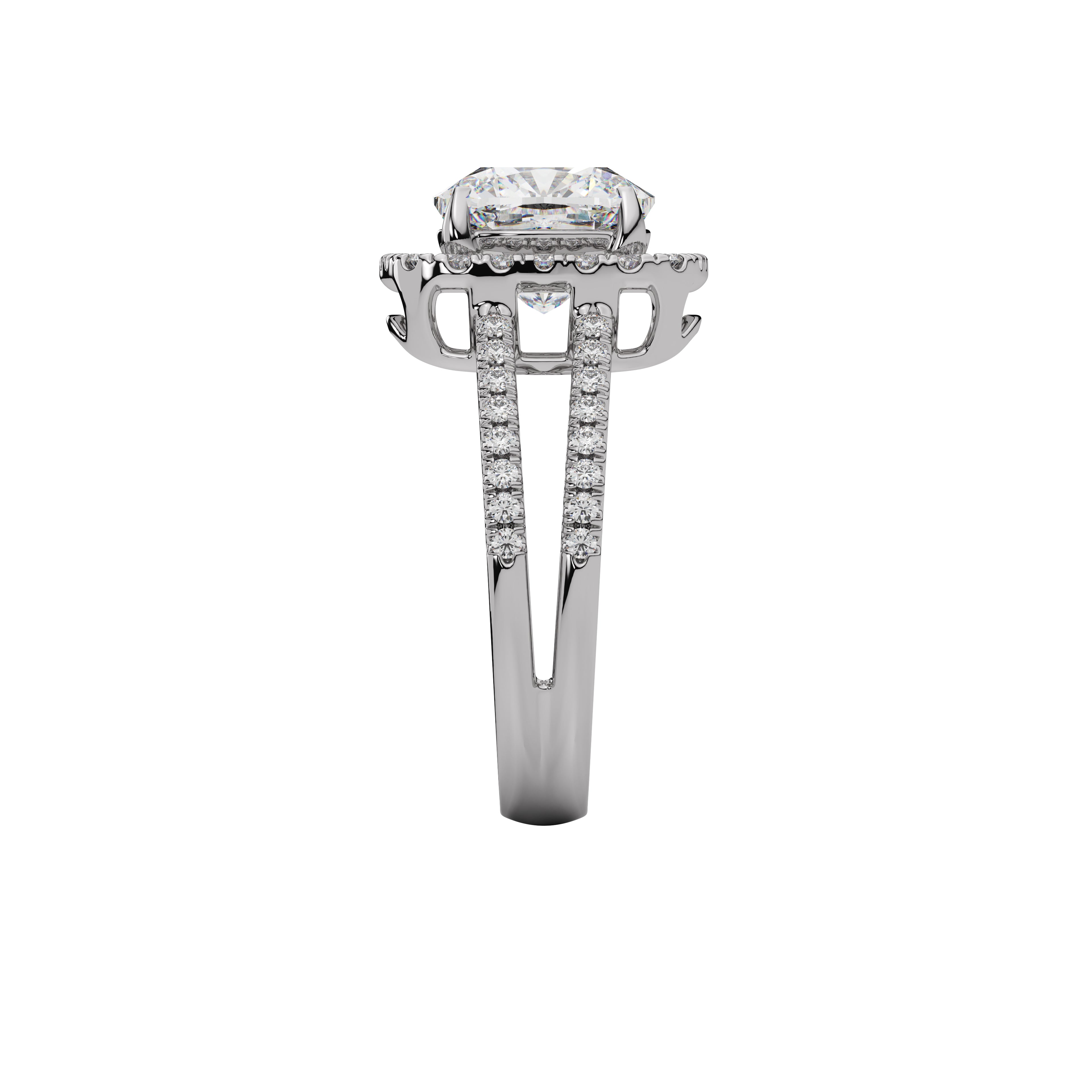 Cushion Cut Diamond Ring