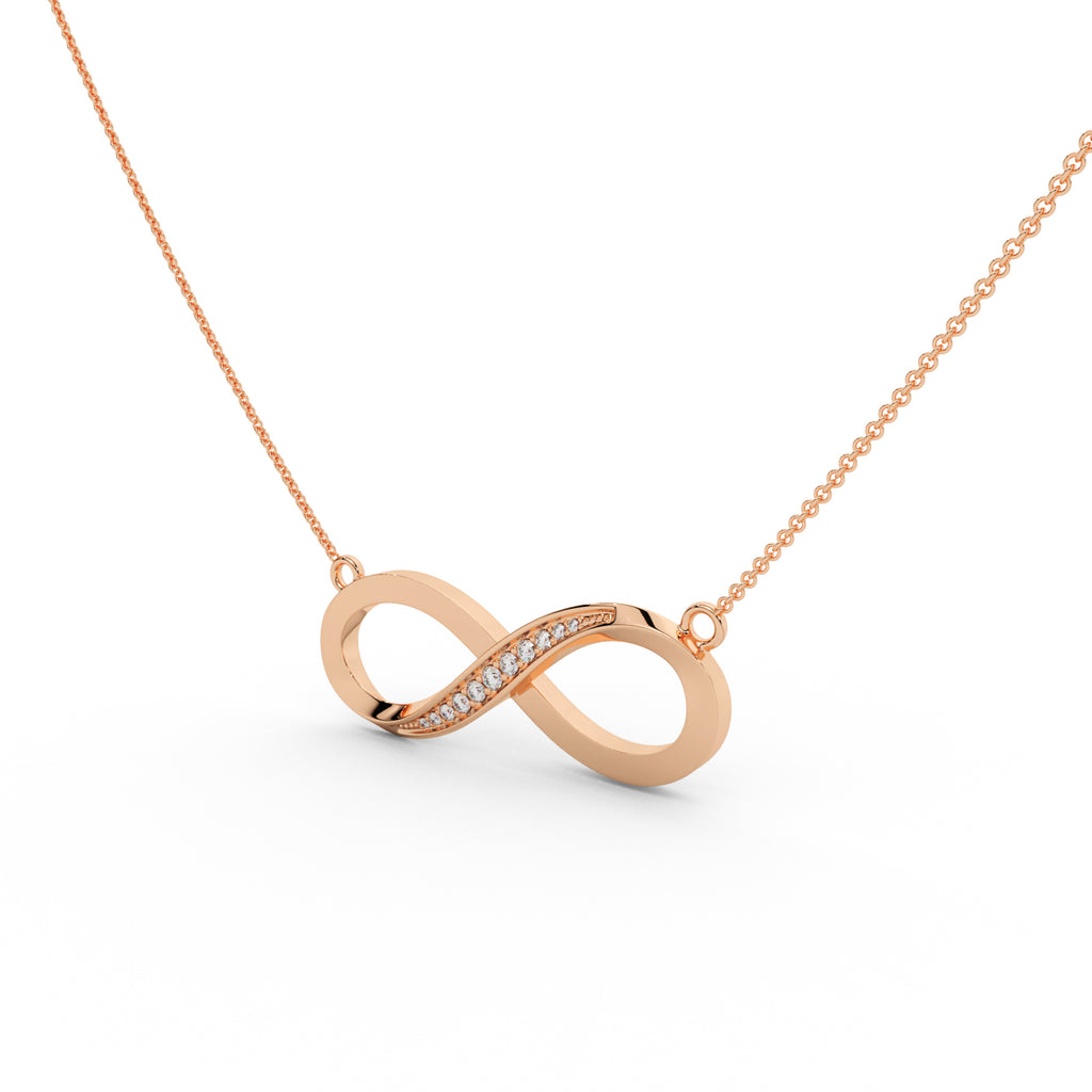 Accent Infinity Silver Pendant