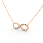 Accent Infinity Silver Pendant