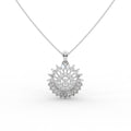 Luxe Floral  Diamond Pendant