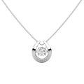 Horseshoe Shaped Diamond Pendant