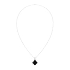 Clover Black Onyx Pendant