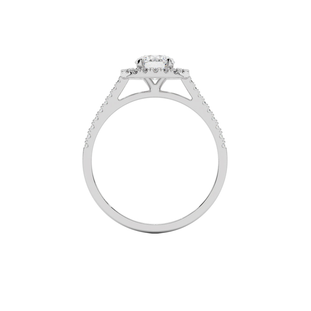 Queen Solitaire Diamond Ring