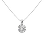 Cluster Round Diamond Designer Pendant