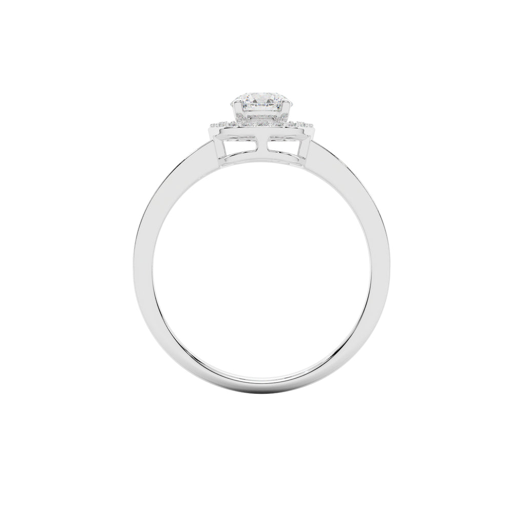 Classic Halo Engagement Ring