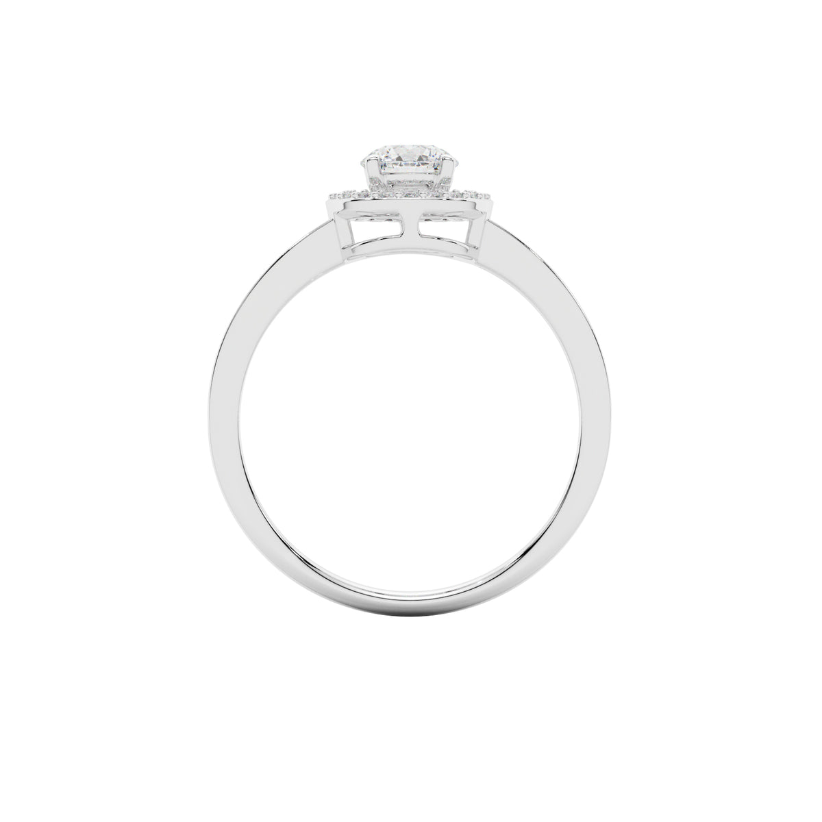 Classic Halo Engagement Ring