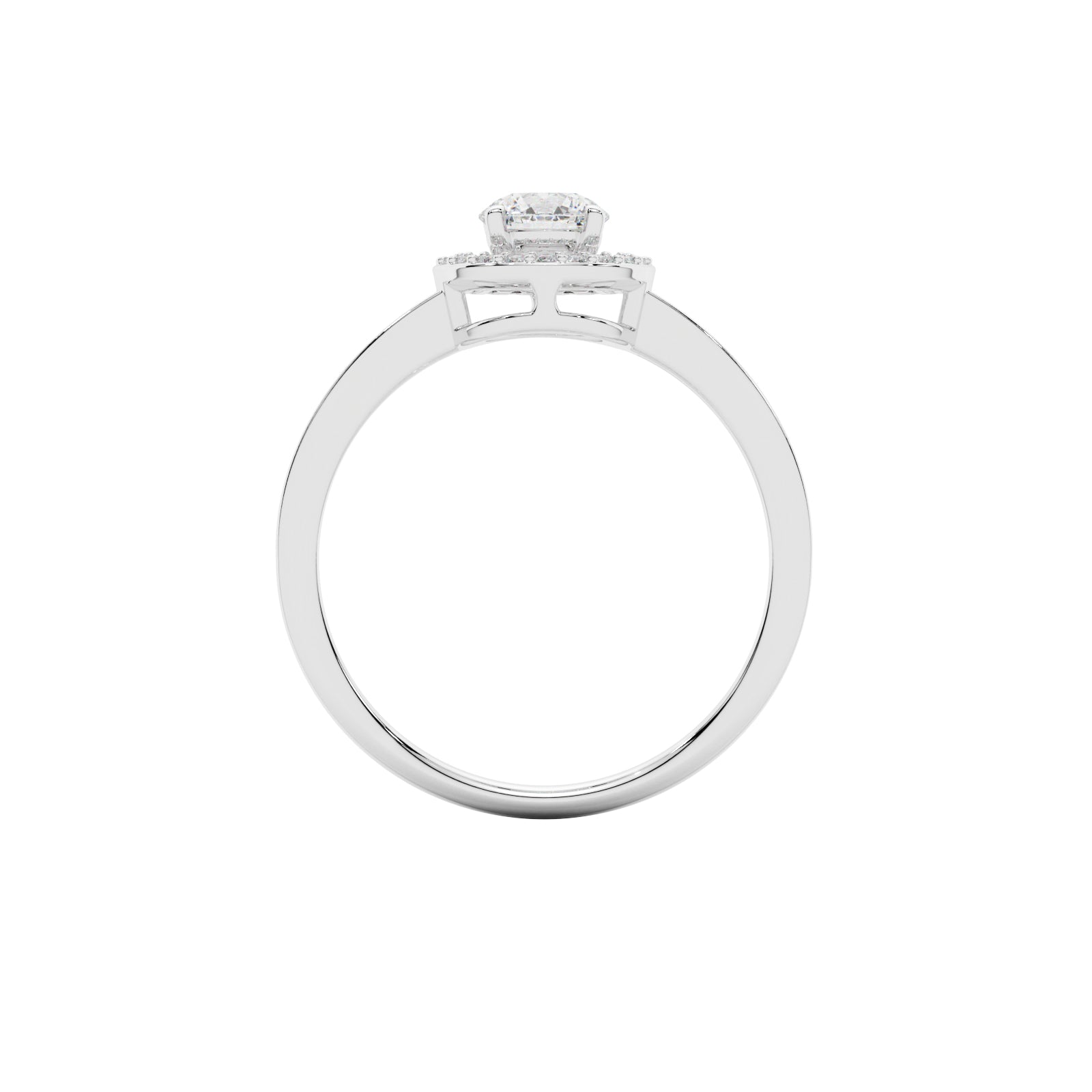 Classic Halo Engagement Ring