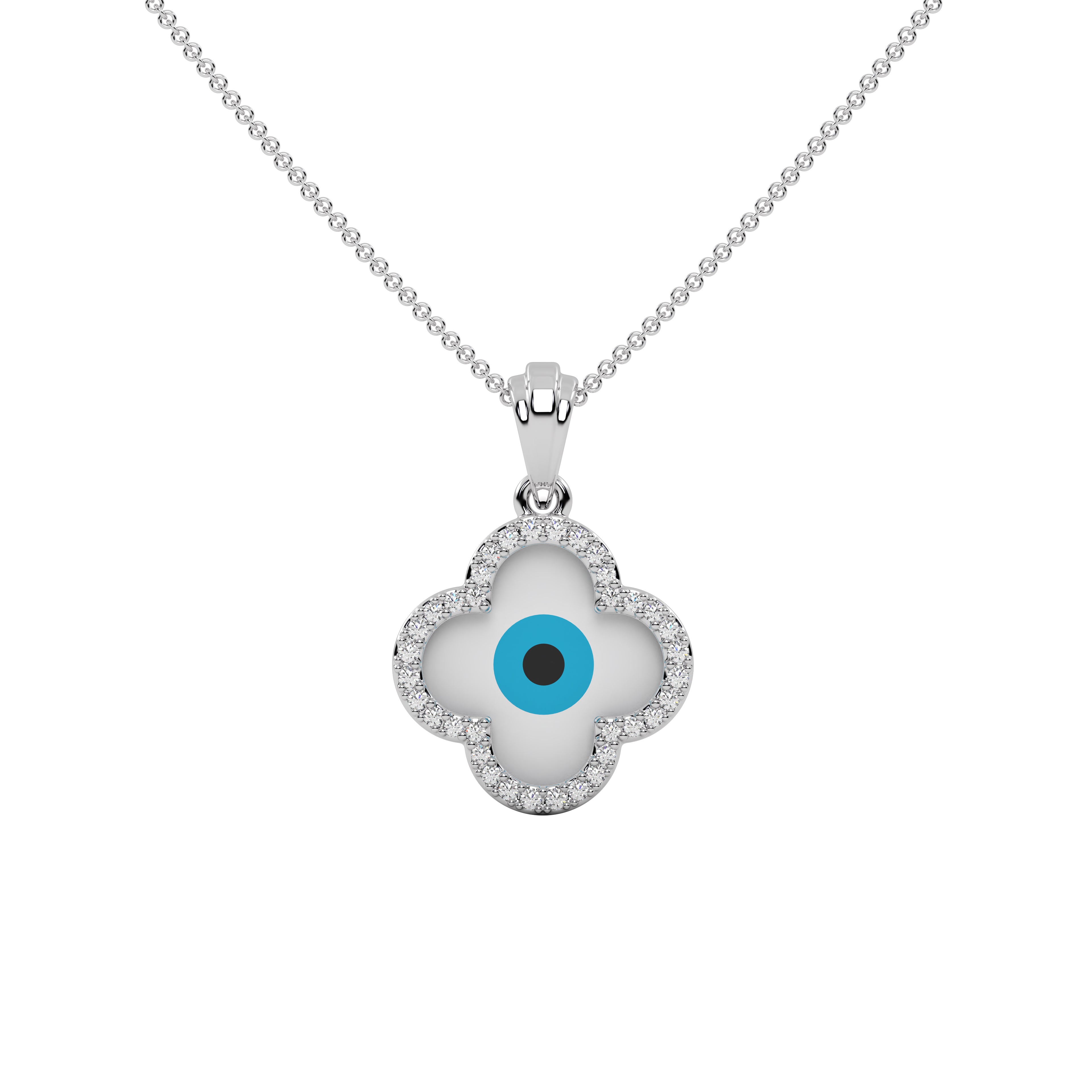 Clover Evileye Pendant