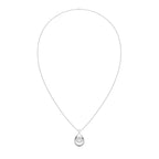 Dancing Solitaire Infinity Pendant