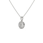 Illusion Round Diamond Pendant
