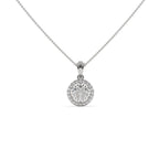 Illusion Round Diamond Pendant