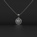 Illusion Round Diamond Pendant