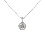 Illusion Round Diamond Pendant