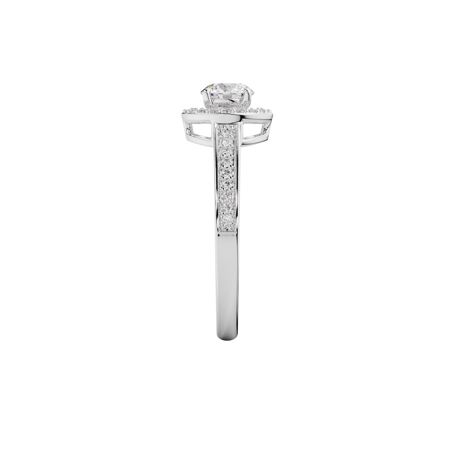 Classic Halo Engagement Ring