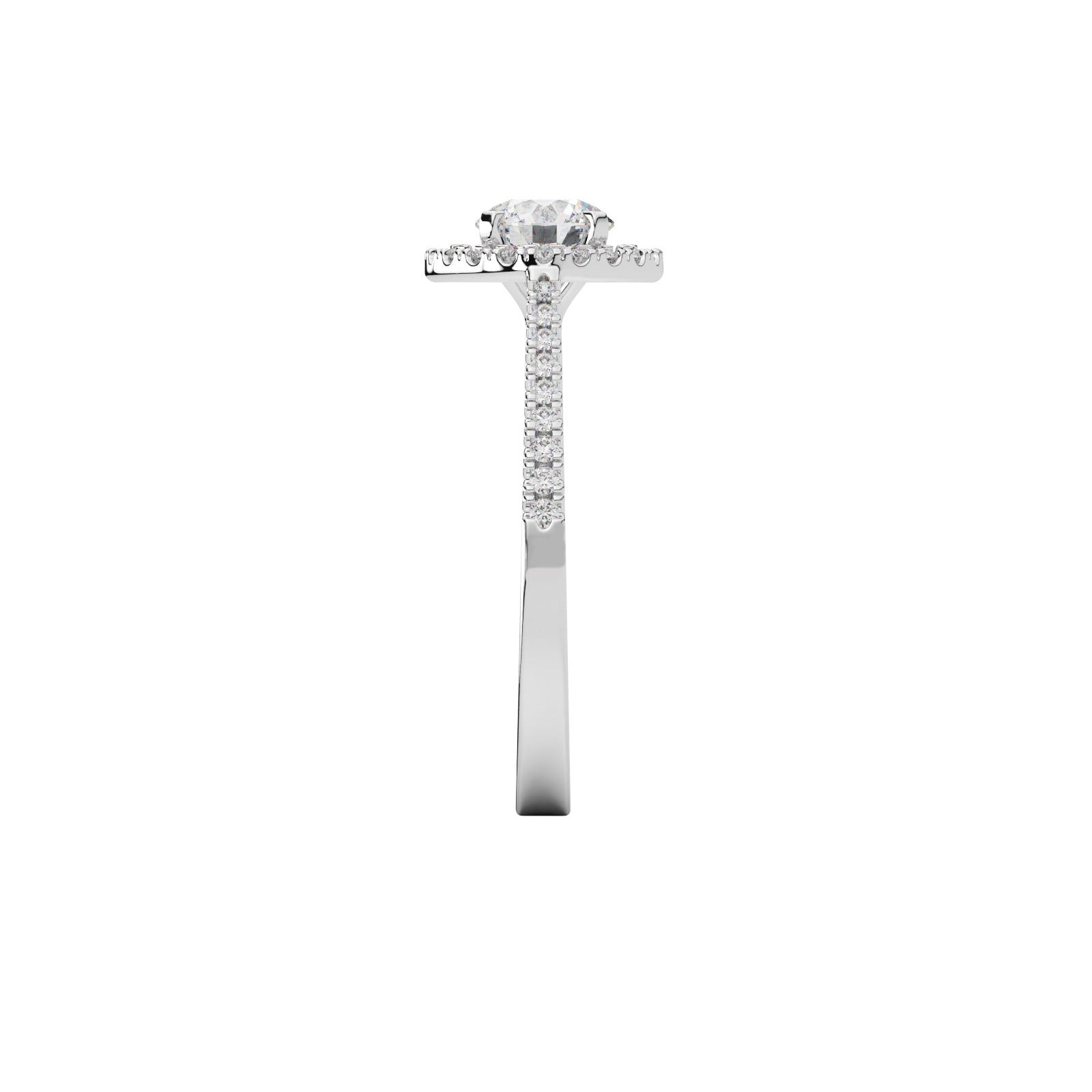 Queen Solitaire Diamond Ring