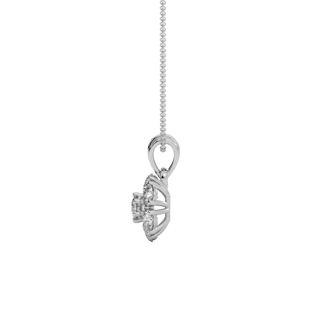 Cluster Round Diamond Designer Pendant