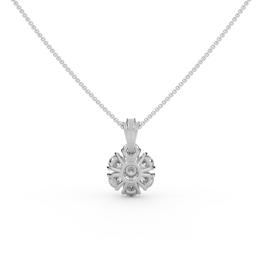 Cluster Round Diamond Designer Pendant