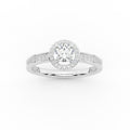 Classic Halo Engagement Ring