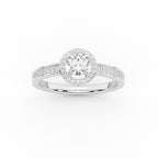 Classic Halo Engagement Ring