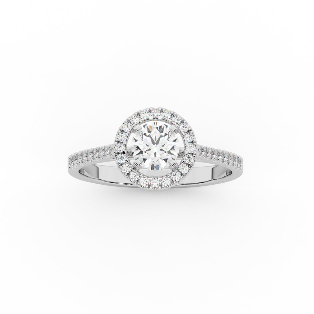 Queen Solitaire Diamond Ring