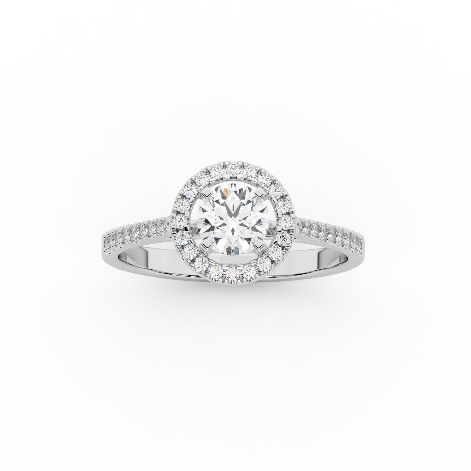 Queen Solitaire Diamond Ring