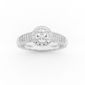 Twisted Solitaire Engagement Ring