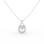 Load image into Gallery viewer, Dancing Solitaire Infinity Pendant
