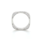 Square Trendy Silver Ring