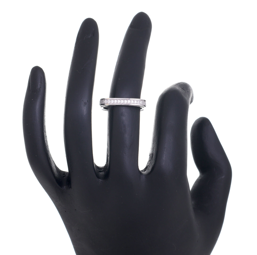 Square Trendy Silver Ring