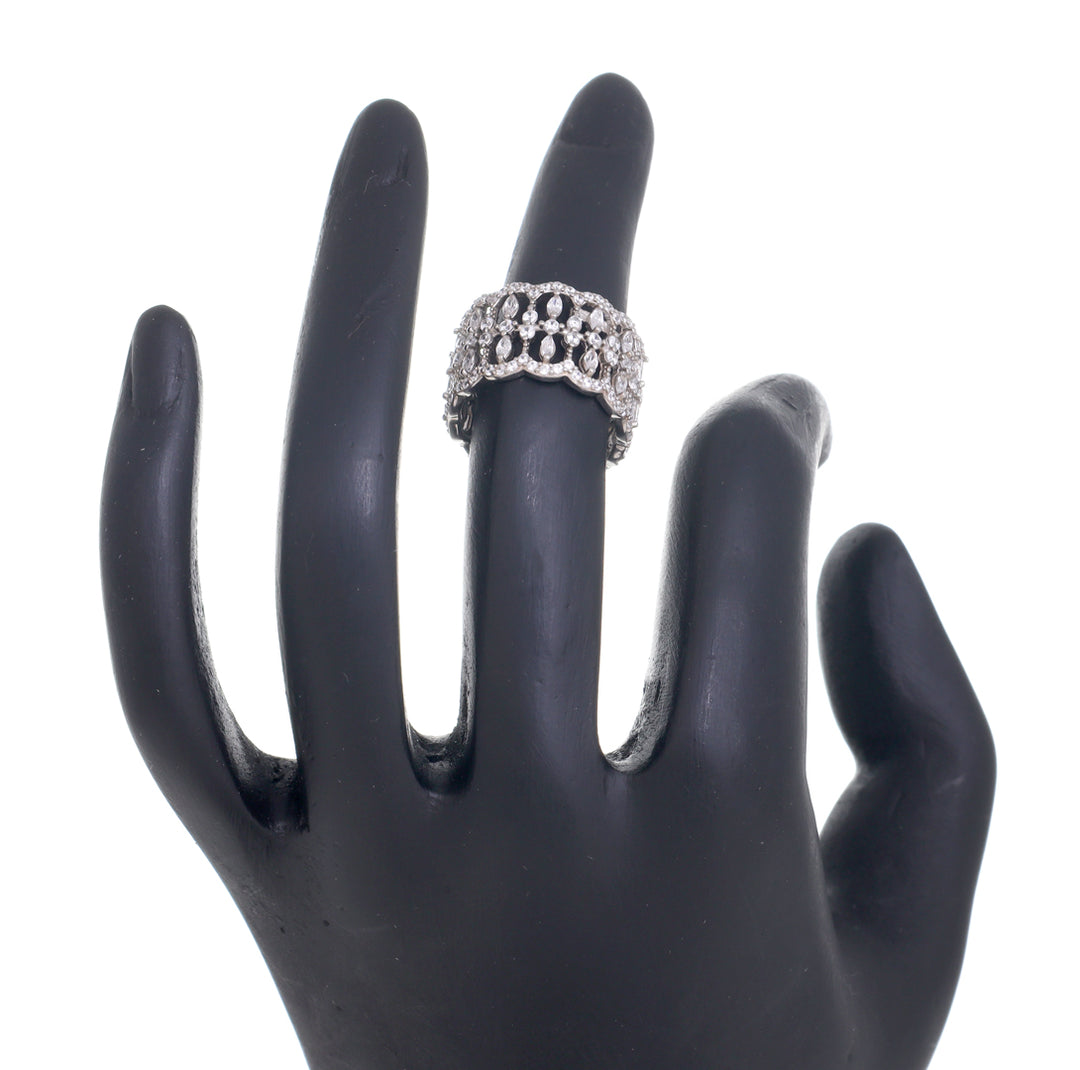 Fusions Silver Ring Band