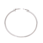 Flower Kada Silver Bracelet