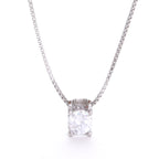 Solitaire Charm Chain Pendant