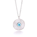 Classic Evil Eye Silver Pendant