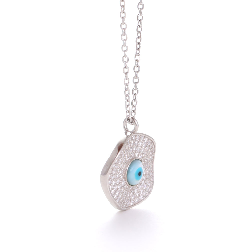 Classic Evil Eye Silver Pendant