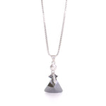 Load image into Gallery viewer, Blue Cristal Silver Pendant
