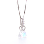 Load image into Gallery viewer, Cubic Crystal Silver Pendant
