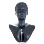 Blue Swan Silver Pendant