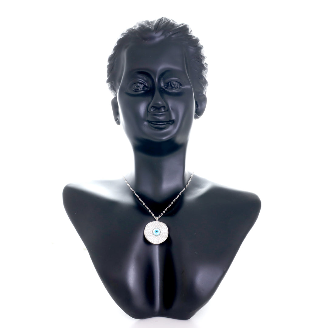 Classic Evil Eye Silver Pendant