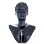 Load image into Gallery viewer, Heart Yellow Crystal Silver Pendant
