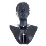 Load image into Gallery viewer, Double Leyer Pearl Silver Neckles
