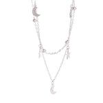 Load image into Gallery viewer, Twin Layer Silver Neckless
