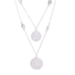 Load image into Gallery viewer, Double Layered Disco Silver Set
