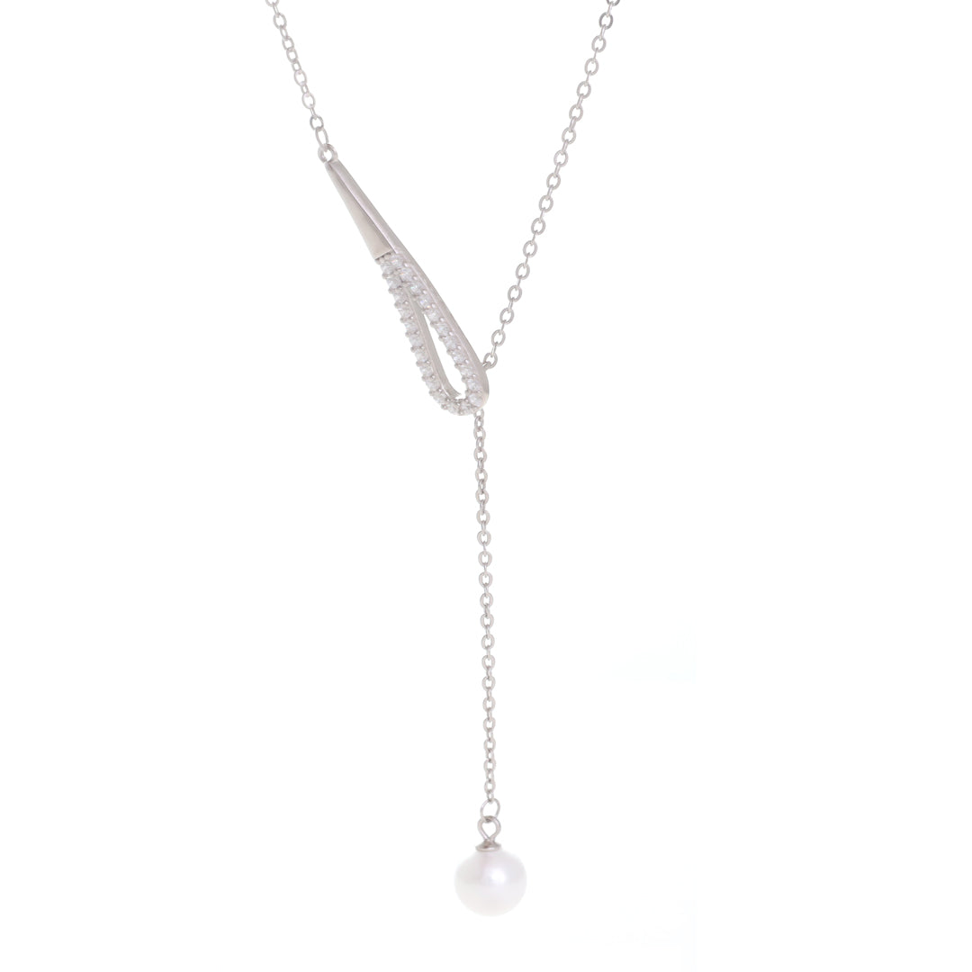 Fresh Water Pearl Silver Neckles