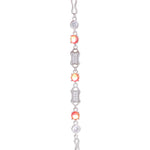 Load image into Gallery viewer, Strings of Colored Silver Bracelet
