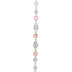 Cherry Opal Silver Bracelet